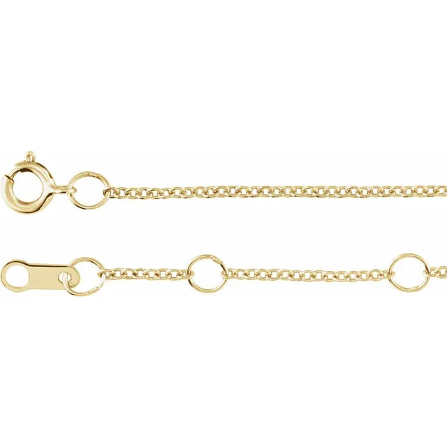 14K Patterned Bar Bracelet