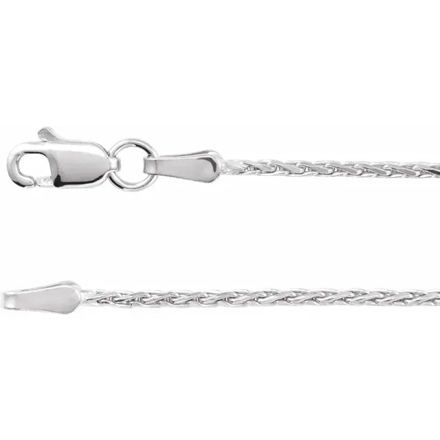 Diamond-Cut Wheat Chain 1.5mm