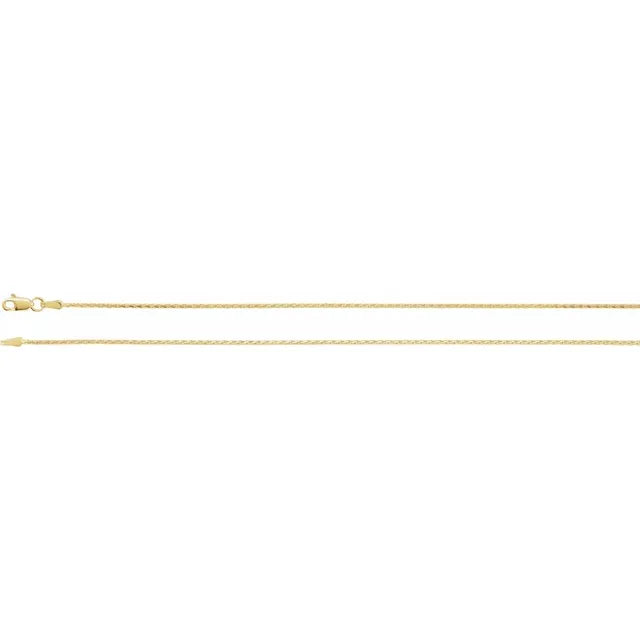 Diamond-Cut Wheat Chain 1.5mm