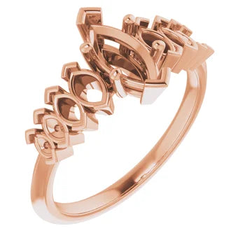 14K Yellow 9x4.5 mm Marquise Engagement Ring Mounting