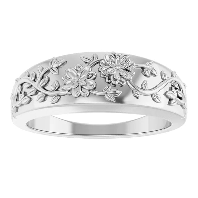 14K Floral Ring