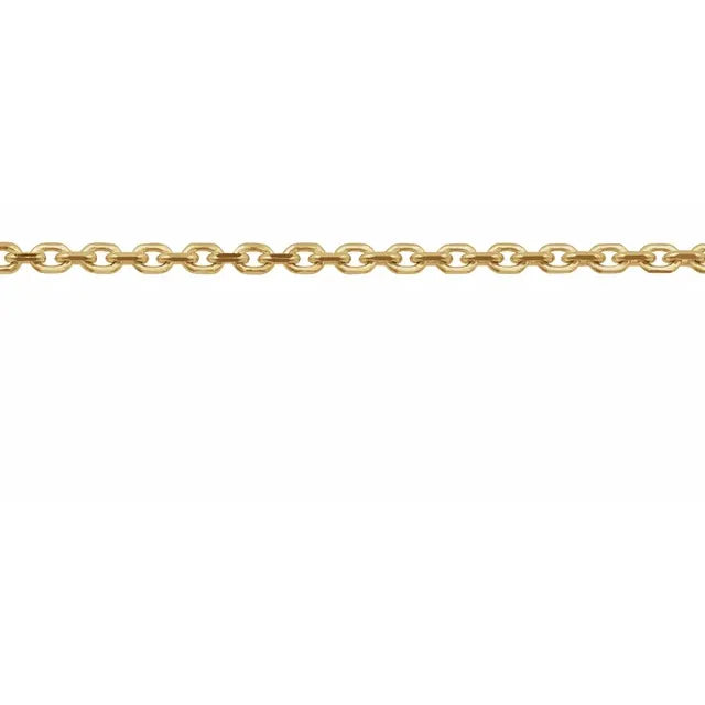Diamond Cut Cable Chain 1.4mm