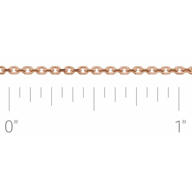 Diamond Cut Cable Chain 1.4mm
