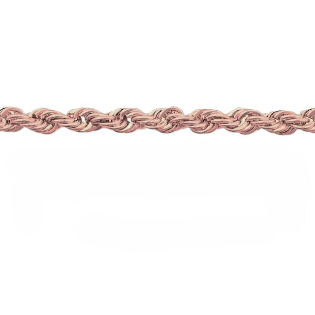 Diamond Cut Rope Chain 2.5mm