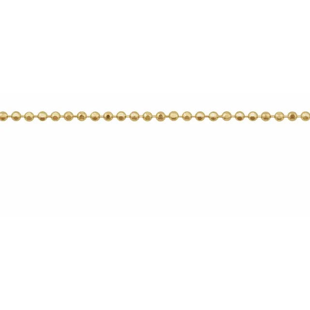 Petite Diamond Cut Bead Chain 1.0mm