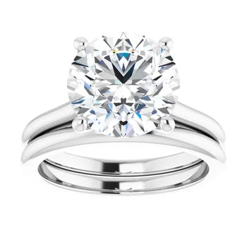 Round Solitaire Engagement Ring Mounting