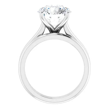 Round Solitaire Engagement Ring Mounting