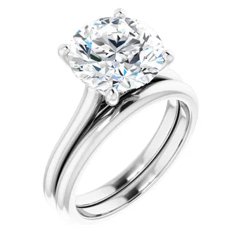 Round Solitaire Engagement Ring Mounting