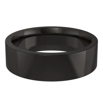 Modern Alternate Metal Squared Edge Band Ring