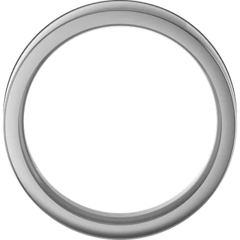 Modern Alternate Metal Squared Edge Band Ring