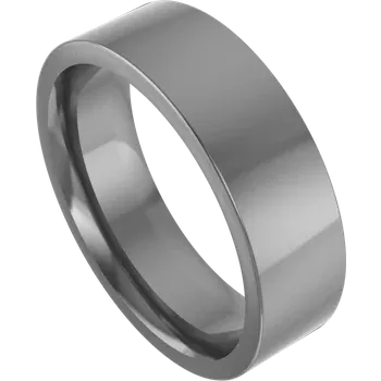 Modern Alternate Metal Squared Edge Band Ring