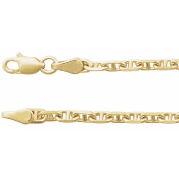 Diamond Cut Mariner Chain 2.6mm