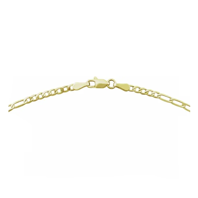 Diamond Cut Figaro Chain 2.5mm