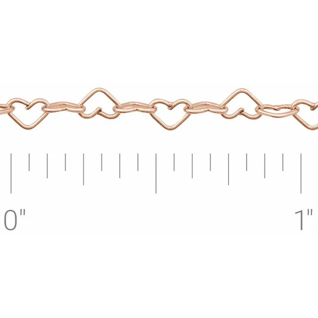Heart Link Chain 3.2mm