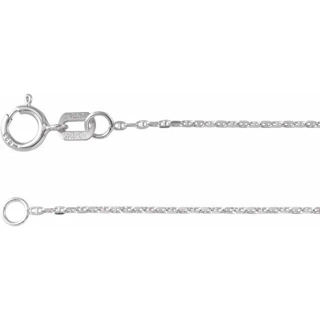 Diamond Cut Mariner Chain 1.0mm