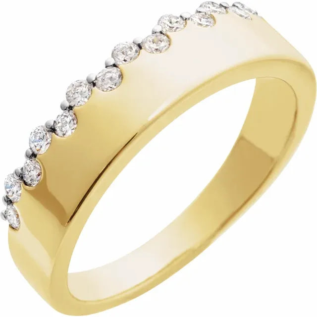 14K  1/3 CTW Natural Diamond Ring