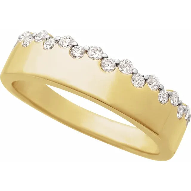 14K  1/3 CTW Natural Diamond Ring