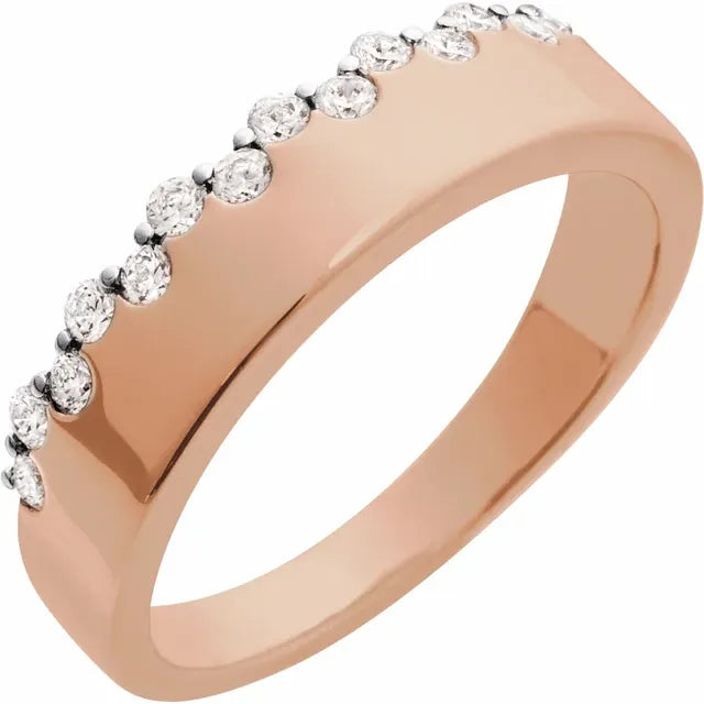 14K  1/3 CTW Natural Diamond Ring