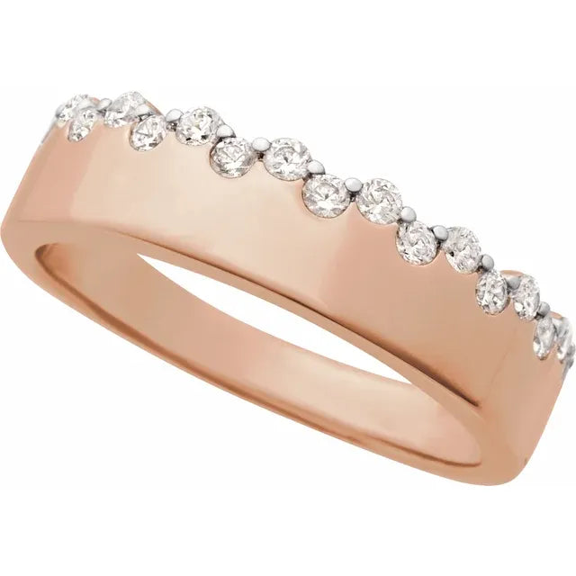 14K  1/3 CTW Natural Diamond Ring
