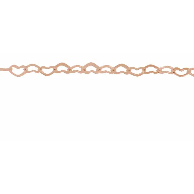Petite Heart Link Chain 1.9mm
