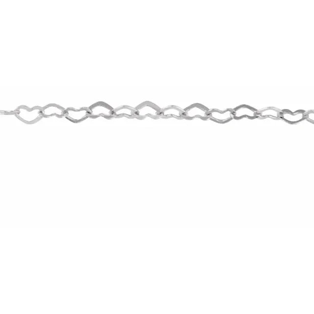 Petite Heart Link Chain 1.9mm
