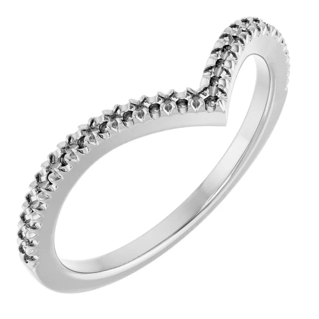 14K 1.3 mm Round Contour Band Mounting