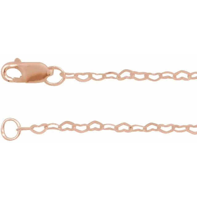 Petite Heart Link Chain Bracelet