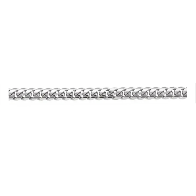 Diamond Cut Cuban Curb Chain Bracelet