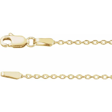 Diamond Cut Cable Chain 1.4mm