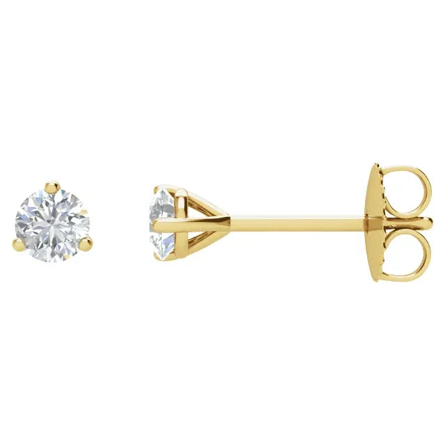 14K 1/2 CTW Natural Diamond Stud Earrings