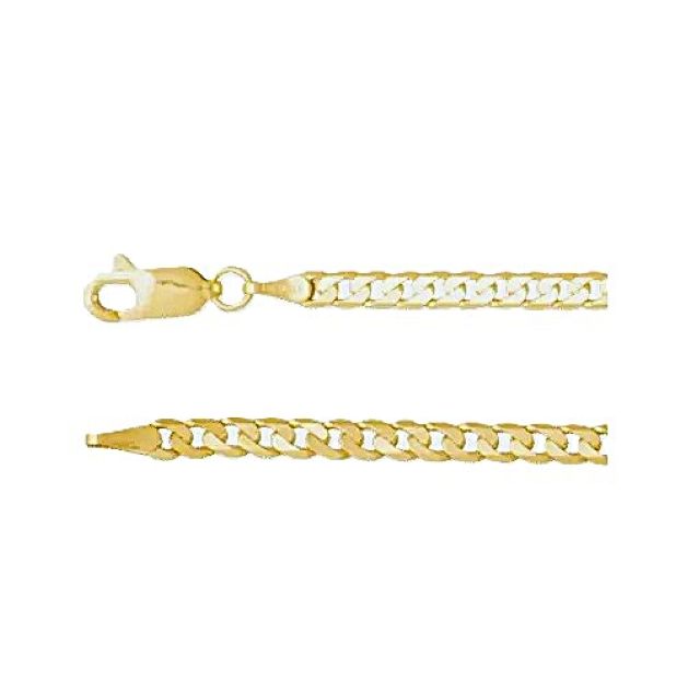 Diamond Cut Curb Chain 3.0mm