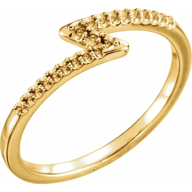 14K Stackable Ring Mounting