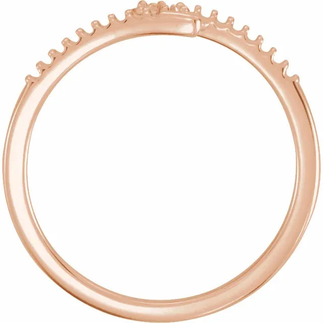 14K Stackable Ring Mounting