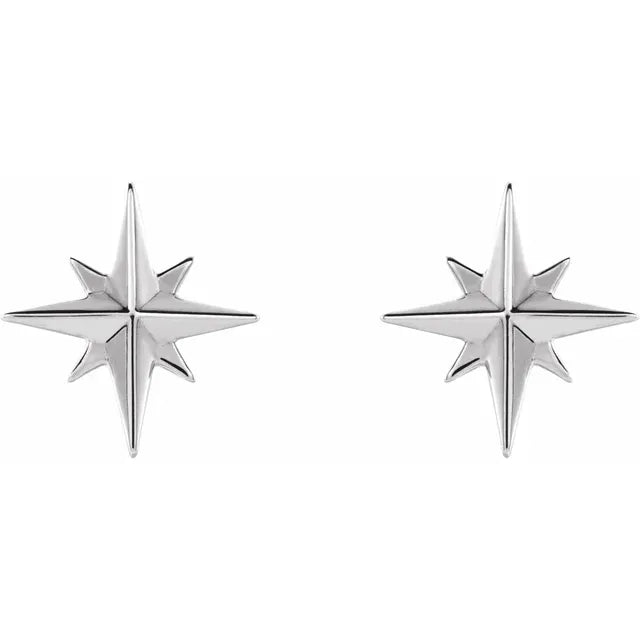 14K Star Earrings