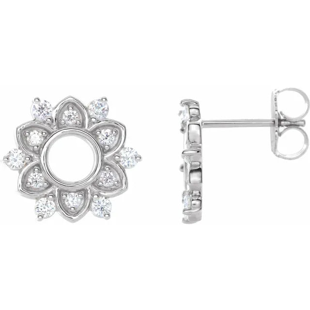 14K 1/3 CTW Natural Diamond Earrings