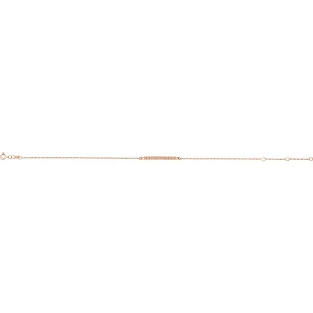 Vintage Sculptural Texture Bar Bracelet