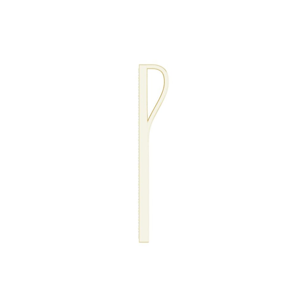 14K Yellow Gold 1/5 CTW Natural Diamond Vertical Bar Pendant – Modern Minimalist Elegance