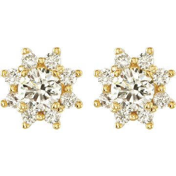 14K Yellow Gold 1 3/4 CTW Natural Diamond Stud Earrings – 5mm Round, Classic 4-Prong Setting