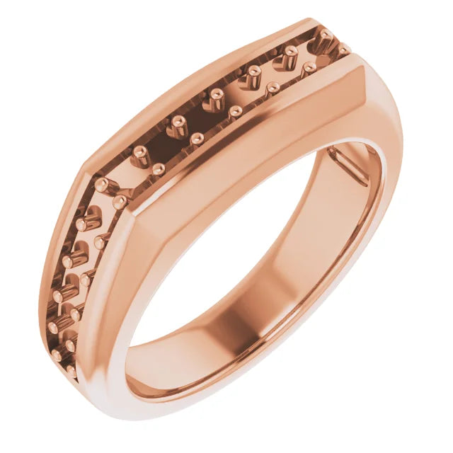 14K 2.5 mm Round Ring Mounting