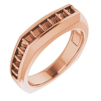 14K 2.5 mm Square Ring Mounting