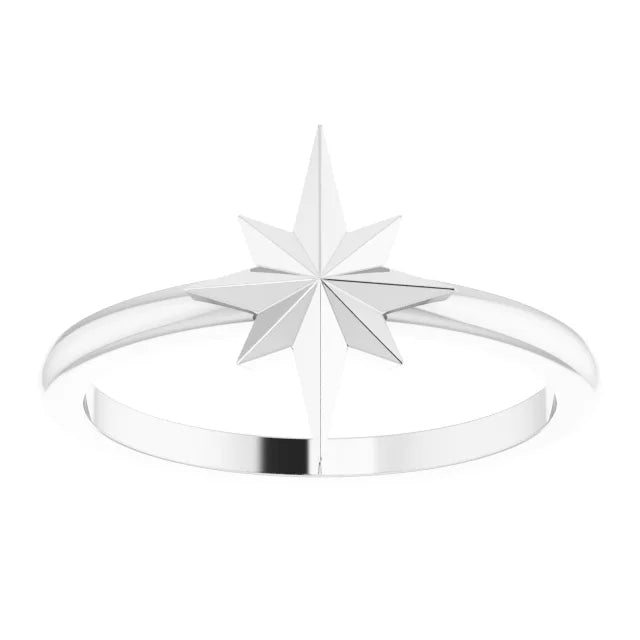 14K Starburst Ring