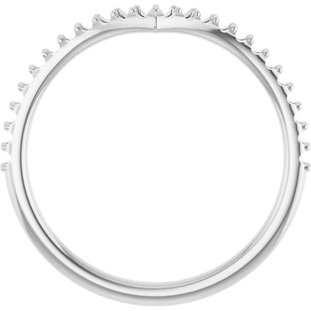 14K 1.3 mm Round Contour Band Mounting