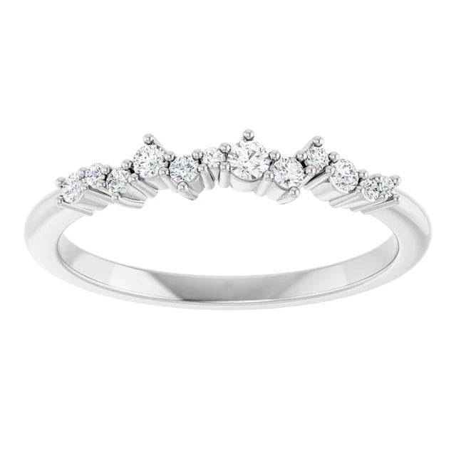 Petite Sprinkled Diamond Band Ring