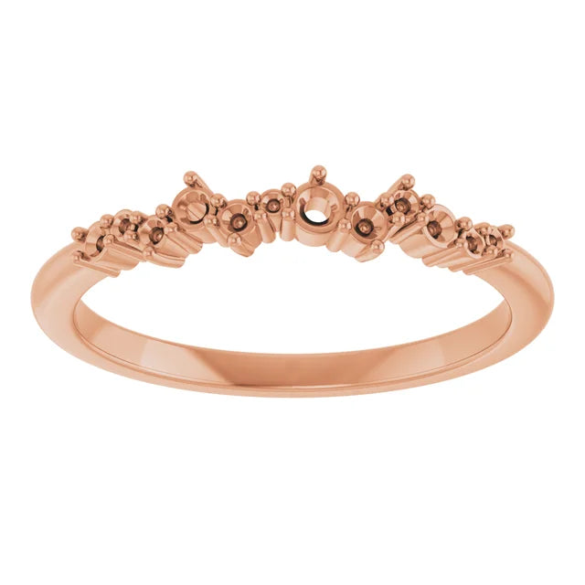 14K Stackable Ring Mounting
