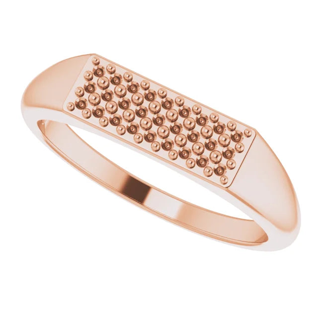 14K Yellow Ring Mounting