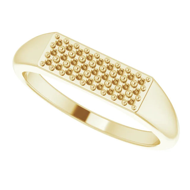 14K Yellow Ring Mounting