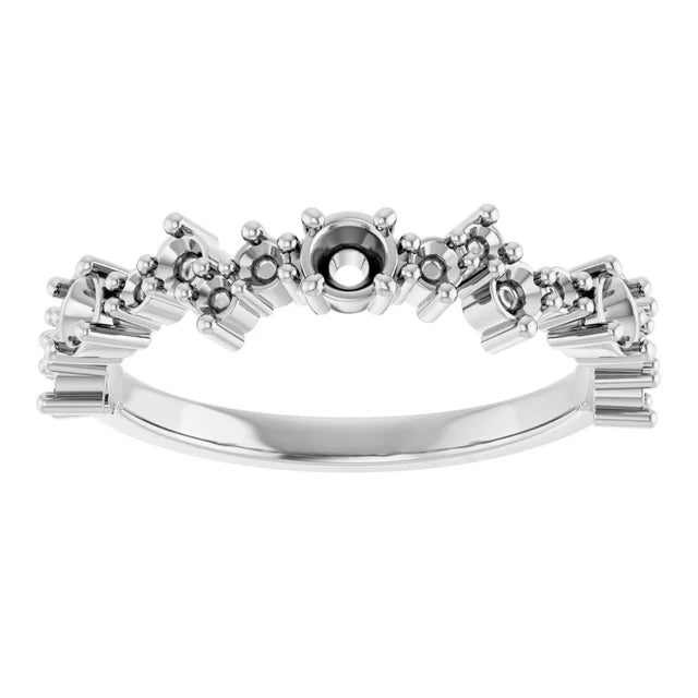 14K 3 mm Round Anniversary Band Mounting