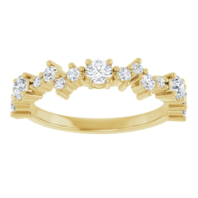 14K 3 mm Round Anniversary Band Mounting