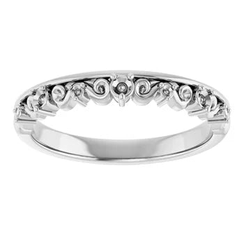 14K 2 mm Round Anniversary Band Mounting