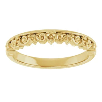 14K 2 mm Round Anniversary Band Mounting